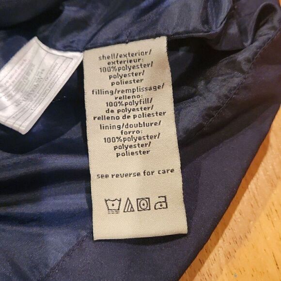 Calvin Klein Designer Puffer Insulated Vest Jacket, Size 5, Navy Blue Unisex - Picture 6 of 8